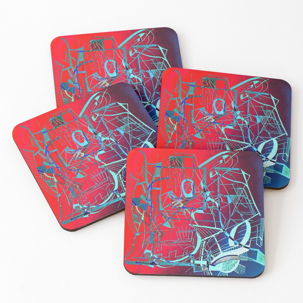 Item preview, Coasters (Set of 4) designed and sold by YannisZART.