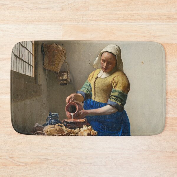 Item preview, The Milkmaid (De melkmeid/Het melkmeisje), Johannes Vermeer, 1658 designed and sold by The Gaping Maw.