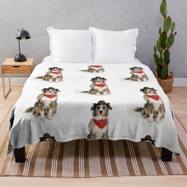 Item preview, Australian Shepherd Cowboy - Western Ranch Cowgirl Lover Gift designed and sold by PictoVibe.