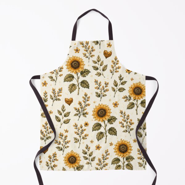 Item preview, Golden Sunflower Botanical Autumn Garden Pattern designed and sold by Luvjesus2.