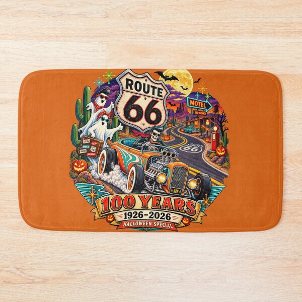 Item preview, Route 66 100 Years Halloween Special 1926 2026 designed and sold by Normandy Road Heritage™ - Vintage Garage Art.