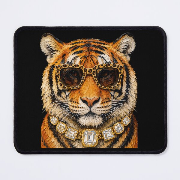 Item preview, Stylish Tiger Graphic, Trendy Animal Print, Cool Tiger with Sunglasses, Aesthetic designed and sold by DesignDenDo ⭐⭐⭐⭐⭐.