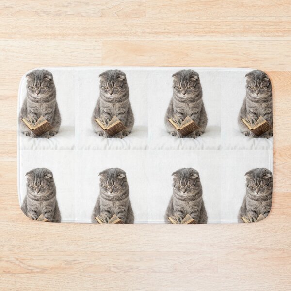 Item preview, Scottish Fold Cat Librarian - Bookish Reading Kitty Lover Gift designed and sold by PictoVibe.