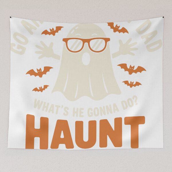 Item preview, Copy of Tell My Dad Ghost Haunting Dark Humor designed and sold by beoldfashioned.