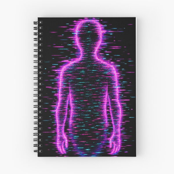 Item preview, Static Shadow – Glitch Human Silhouette designed and sold by JupiterGlitchEmpire.
