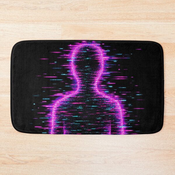 Item preview, Static Shadow – Glitch Human Silhouette designed and sold by JupiterGlitchEmpire.