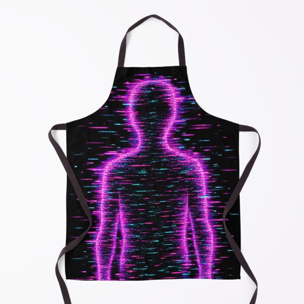 Item preview, Static Shadow – Glitch Human Silhouette designed and sold by JupiterGlitchEmpire.