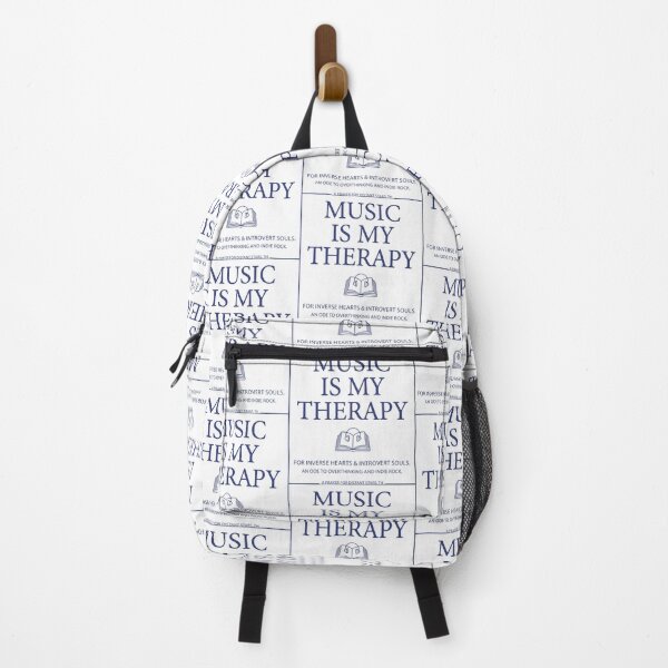 Item preview, Music Is My Therapy - Indie Rock & Introvert Aesthetic Quote designed and sold by MiaStyleStudio.