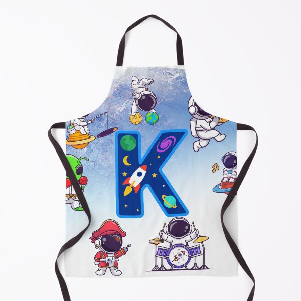 Item preview, Cute Astronaut Space Alphabet Letter K Monogram designed and sold by BoldcreationsM.