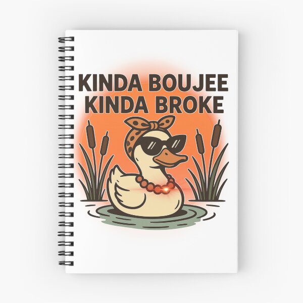 Item preview, Kinda Boujee Kinda Broke Funny Duck designed and sold by Szpaku desart .