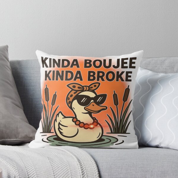 Item preview, Kinda Boujee Kinda Broke Funny Duck designed and sold by Szpaku desart .