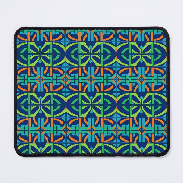 Item preview, Blue Green Orange pattern designed and sold by Vandestadt.