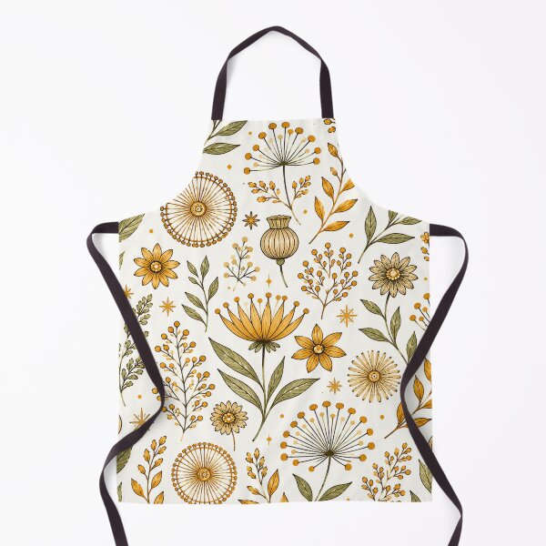 Item preview, Vintage Golden Wildflower Botanical Autumn Pattern designed and sold by Luvjesus2.