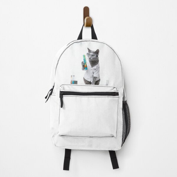 Item preview, Russian Blue Cat Scientist - Lab Genius Researcher Lover Gift designed and sold by PictoVibe.