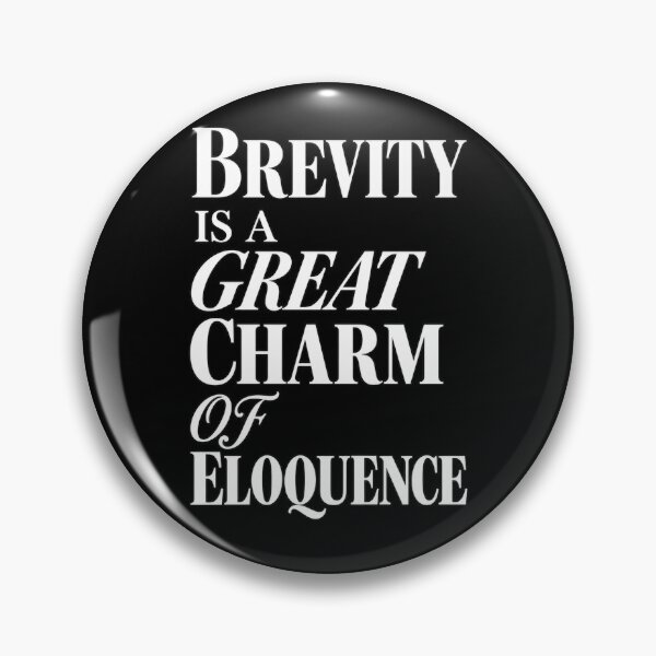 Item preview, The Power of Brevity designed and sold by Quote Gallery.