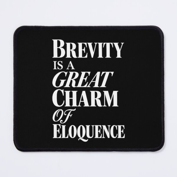 Item preview, The Power of Brevity designed and sold by Quote Gallery.