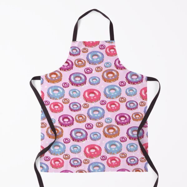 Item preview, Watercolor donut pattern designed and sold by tornasolhaze.
