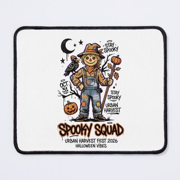 Item preview, Spooky Squad Scarecrow Urban Harvest Fest Halloween Vibes Tee designed and sold by DarylWelsh2024.