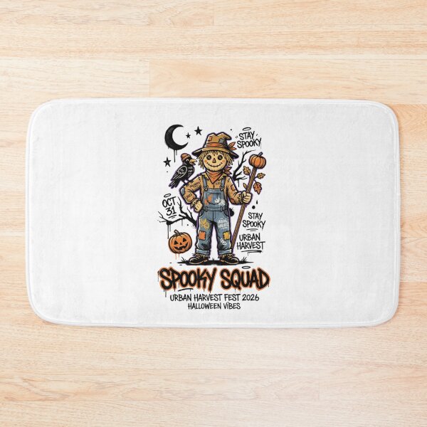 Item preview, Spooky Squad Scarecrow Urban Harvest Fest Halloween Vibes Tee designed and sold by DarylWelsh2024.