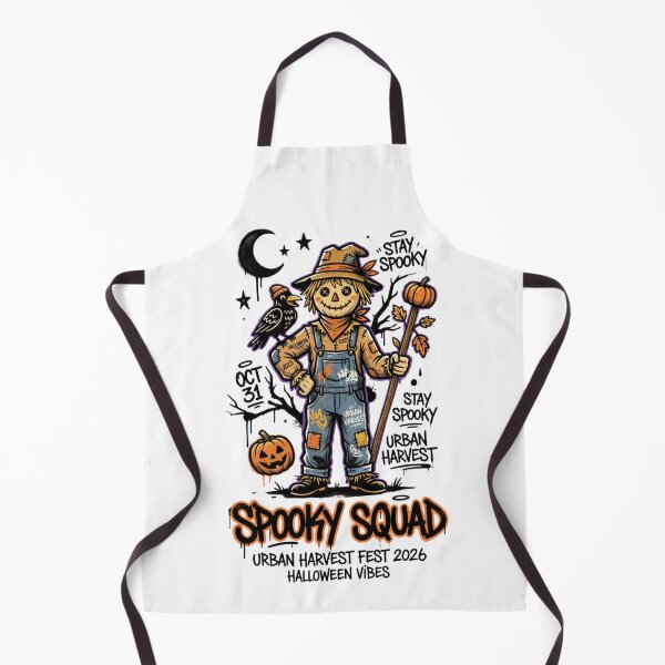 Item preview, Spooky Squad Scarecrow Urban Harvest Fest Halloween Vibes Tee designed and sold by DarylWelsh2024.