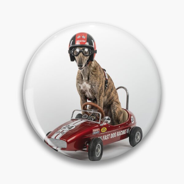 Item preview, Greyhound Race Car Driver - Speed Racing Pup Lover Gift designed and sold by PictoVibe.