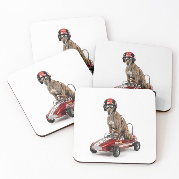 Item preview, Greyhound Race Car Driver - Speed Racing Pup Lover Gift designed and sold by PictoVibe.
