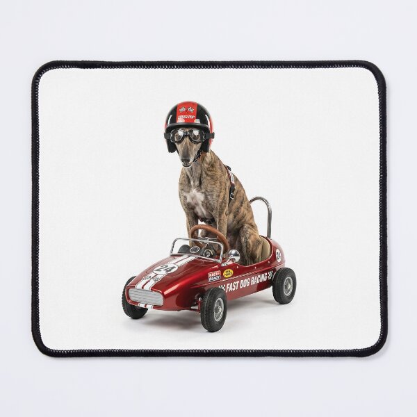 Item preview, Greyhound Race Car Driver - Speed Racing Pup Lover Gift designed and sold by PictoVibe.