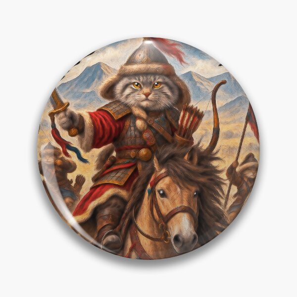Item preview, Genghis Cat designed and sold by FULLCOLOR2099.