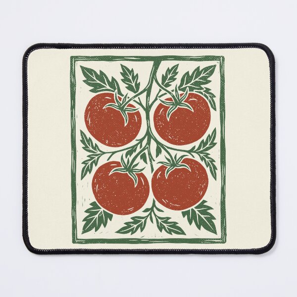 Item preview, Tomatoes Folk Art Scandinavian Garden Vegetable Cottagecore designed and sold by Y-Vibes.