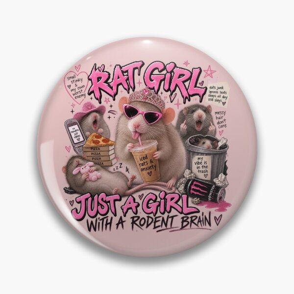 Item preview, Rat girl designed and sold by roastbeefdesigns.