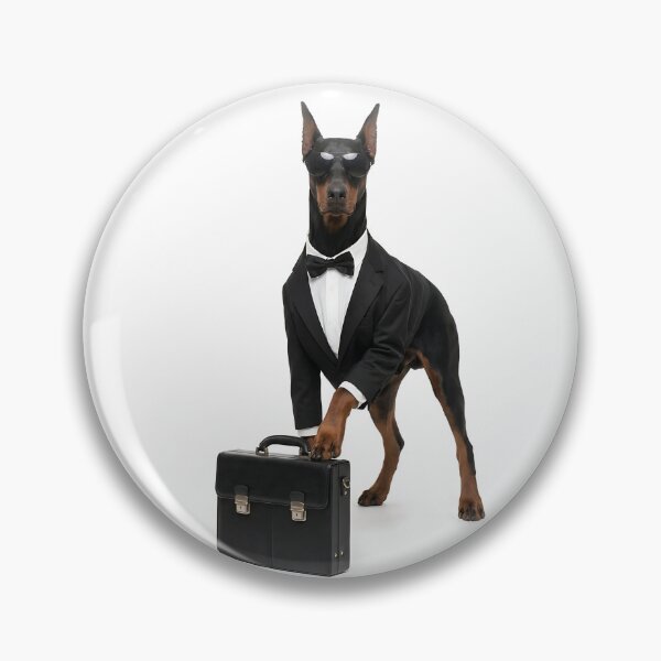 Item preview, Doberman Secret Agent Spy - Mission Impossible Lover Gift designed and sold by PictoVibe.