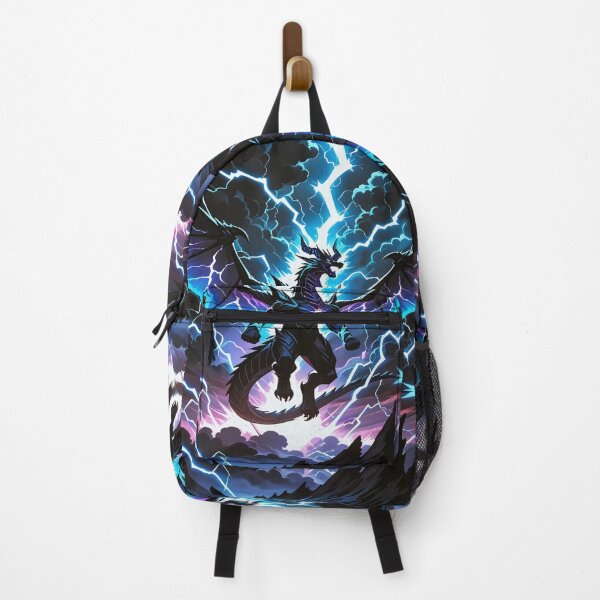 Item preview, Epic 4K Lightning Fantasy Dragon Core Art designed and sold by Freestyle Prints.