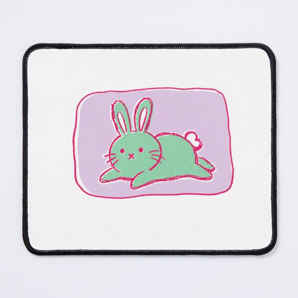 Item preview, Cute Green Bunny Nursery Room Illustration designed and sold by bosamji.
