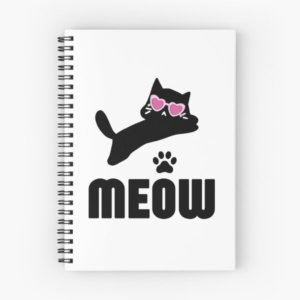 Item preview, Cool Black Cat with Heart Sunglasses - Cute Meow designed and sold by The Tee Lab.