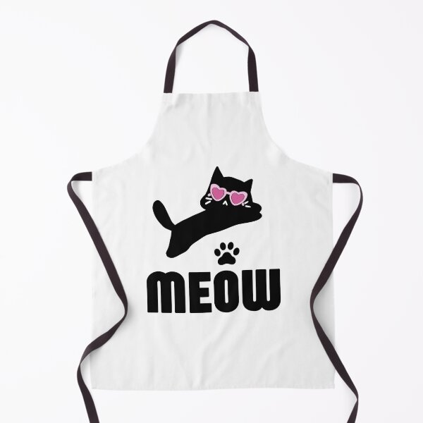 Item preview, Cool Black Cat with Heart Sunglasses - Cute Meow designed and sold by The Tee Lab.