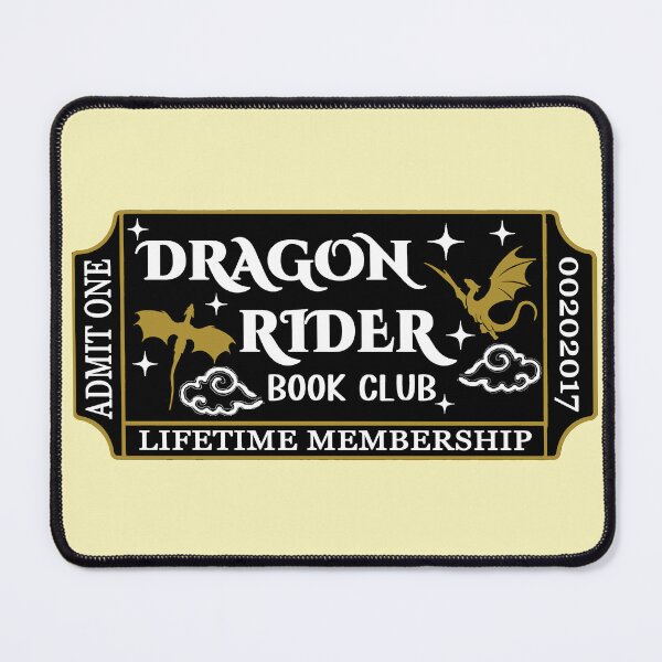 Item preview, Dragon Rider Book Club Admission Ticket designed and sold by Celticrose721.