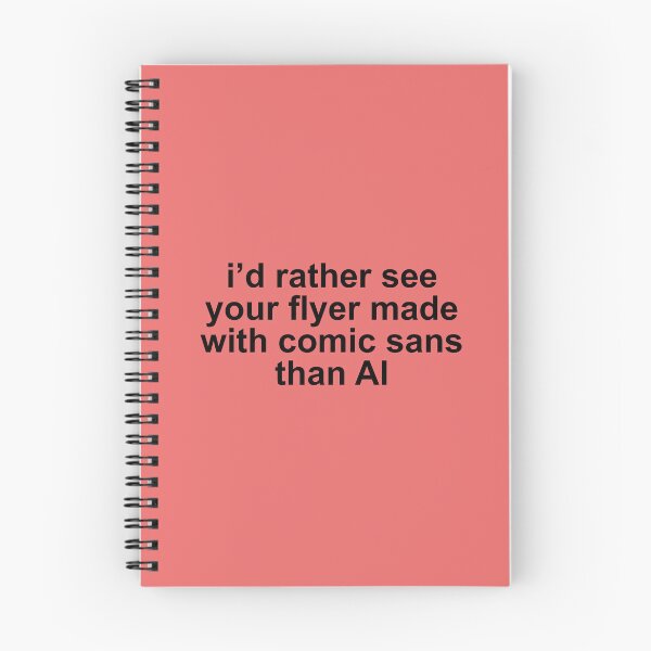 Item preview, no ai flyers designed and sold by sagegreenmoon.