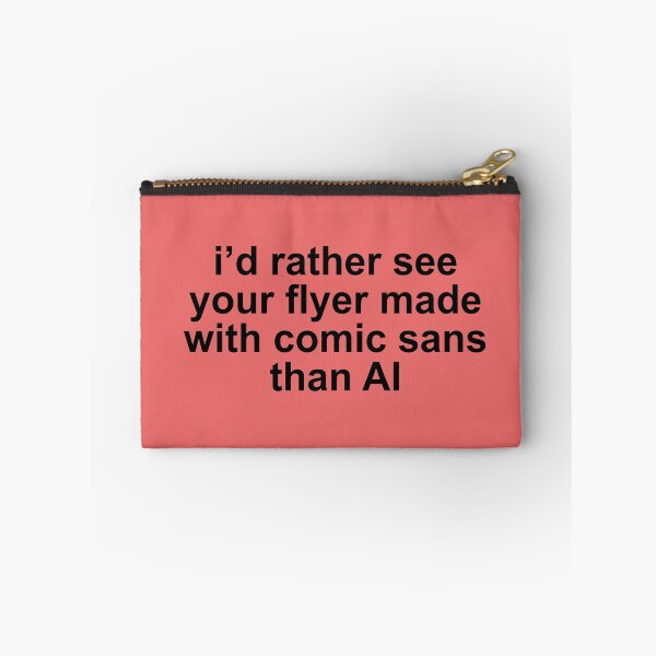 Item preview, no ai flyers designed and sold by sagegreenmoon.