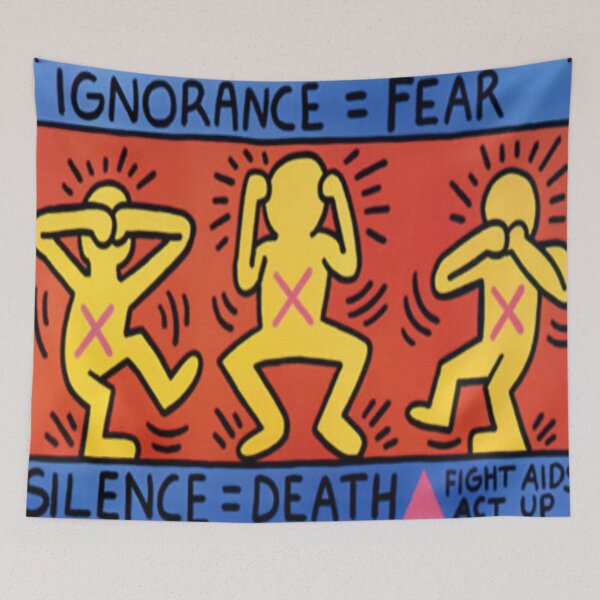 Item preview, Keith Haring artwork designed and sold by Bivrgagnon.