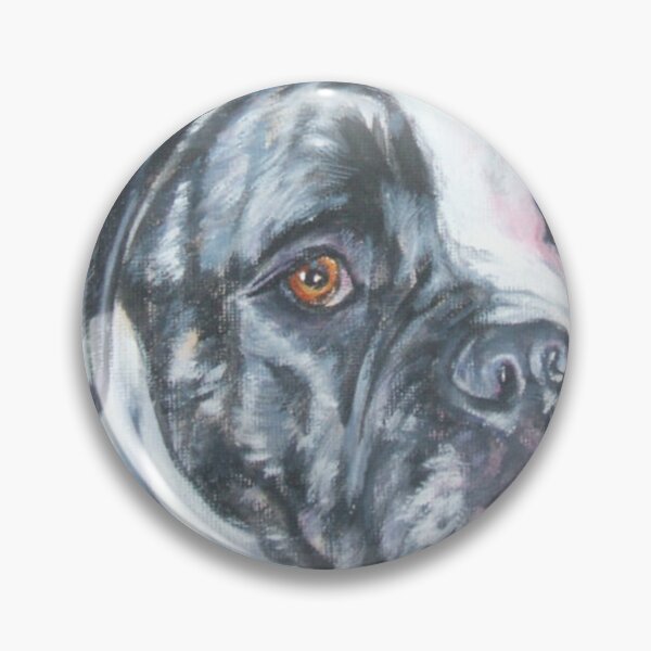 Item preview, American Bulldog Fine Art Painting designed and sold by TheInkNook.