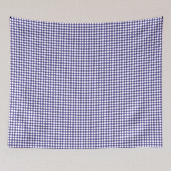 Item preview, Lavender Plaid for Coffee Lovers | Retro Purple Gingham for Room Decor Summer Vibe | Soft Purple Buffalo Plaid for Housewarming | Preppy Lavender Checkered Pattern for Dorm designed and sold by VivaFy.