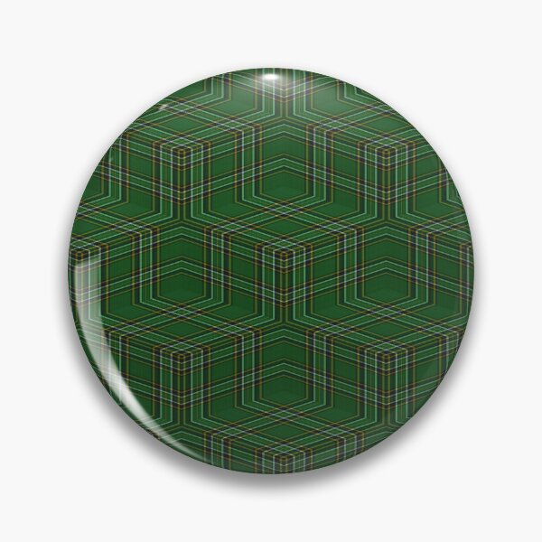 Item preview, Irish National Tartan Ziggurat Fractartan  designed and sold by Cathedral of Curiosity.