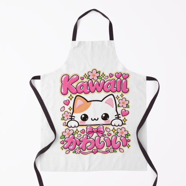Item preview, Kawaii Cat Japanese Cute Sakura Anime Style Design designed and sold by MindForgeDesign.