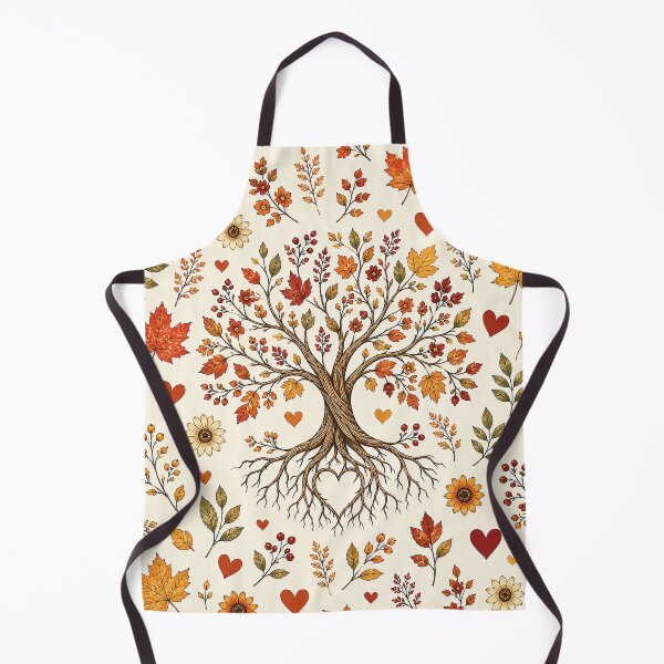 Item preview, Autumn Tree of Life Hearts Botanical Fall Pattern Fall Season designed and sold by Luvjesus2.