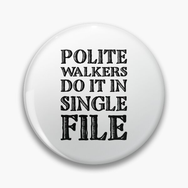 Item preview, A polite reminder to less than considerate pedestrians (version 3) designed and sold by LazloWoodbine.