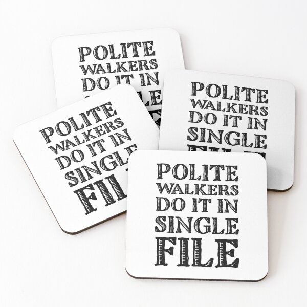 Item preview, A polite reminder to less than considerate pedestrians (version 3) designed and sold by LazloWoodbine.