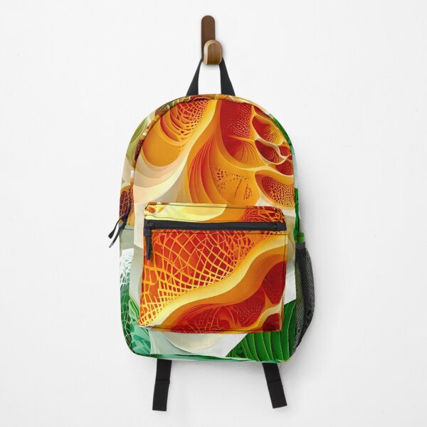Item preview, Colorful Spiral Patterns in Green and Orange designed and sold by Vicky Brago-Mitchell®.