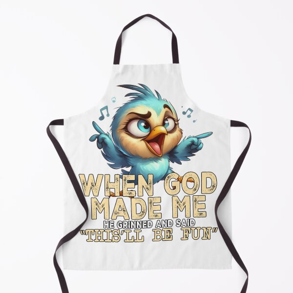 Item preview, When God Made Me He Grinned Funny Bird designed and sold by Szpaku desart .