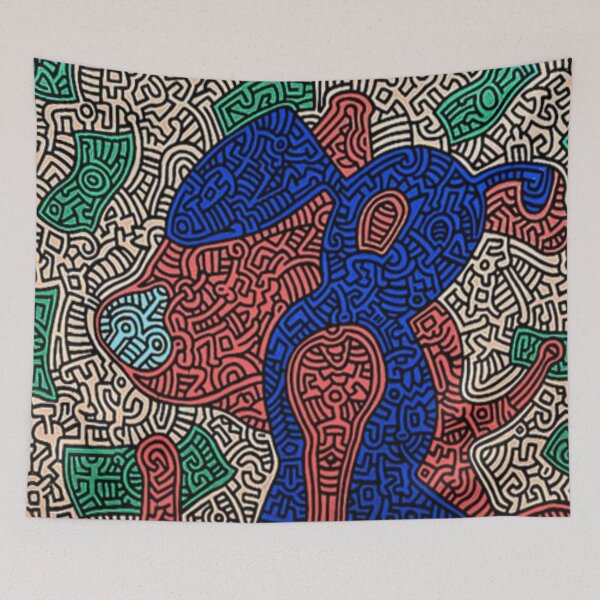 Item preview, Keith Haring artwork designed and sold by Bivrgagnon.