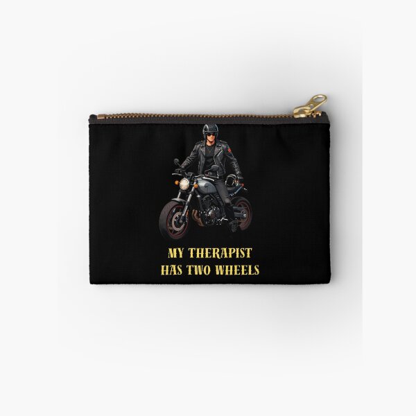 Item preview, My Therapist Has Two Wheels Funny Biker Motorcycle Rider designed and sold by MariaPCMaria.